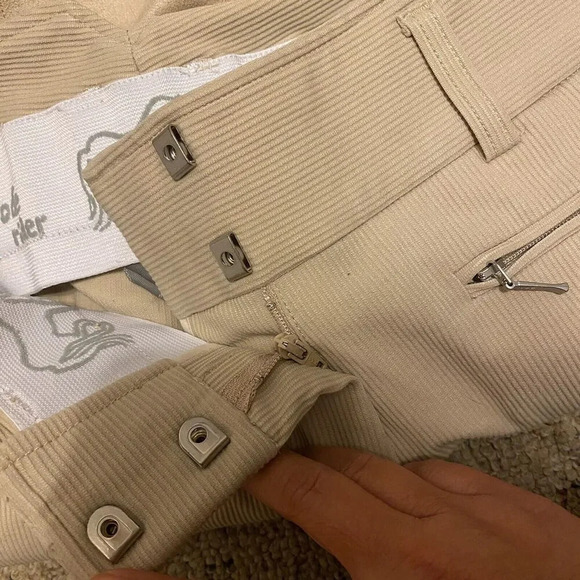 Goode Rider Beige Breeches Women Sz 24R Equestrian Pants Horse Riding Outdoors - Picture 6 of 12